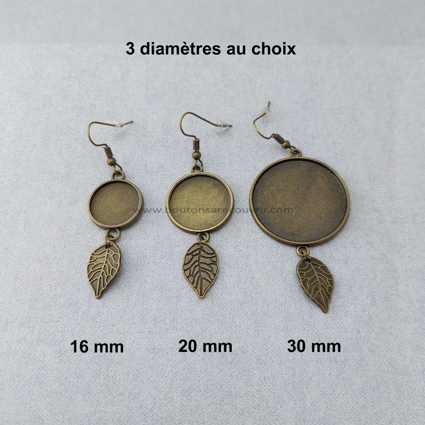 FEUILLE 1 | Boucles oreilles à recouvrir