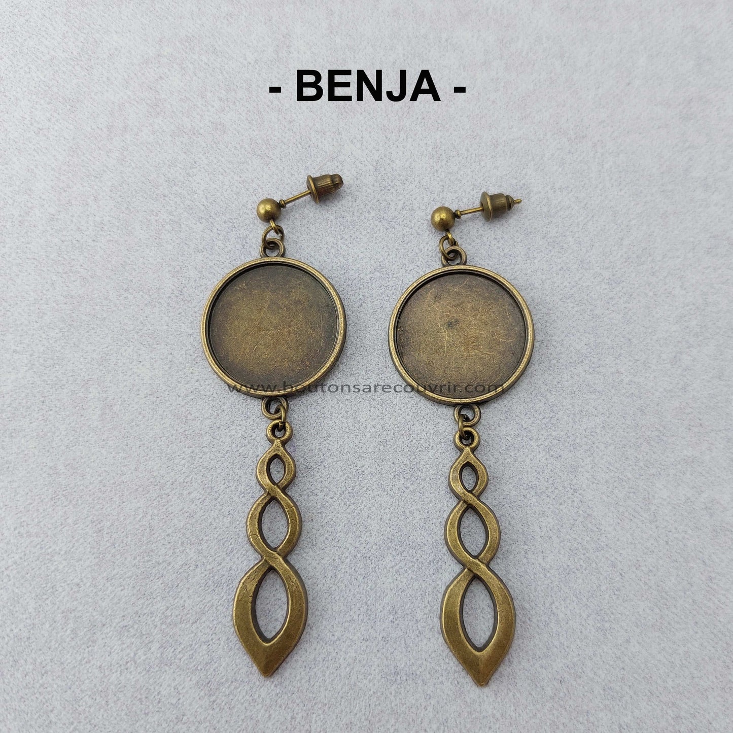 BENJA | Boucles oreilles à recouvrir