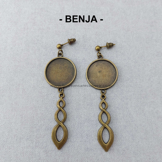 BENJA | Boucles oreilles à recouvrir