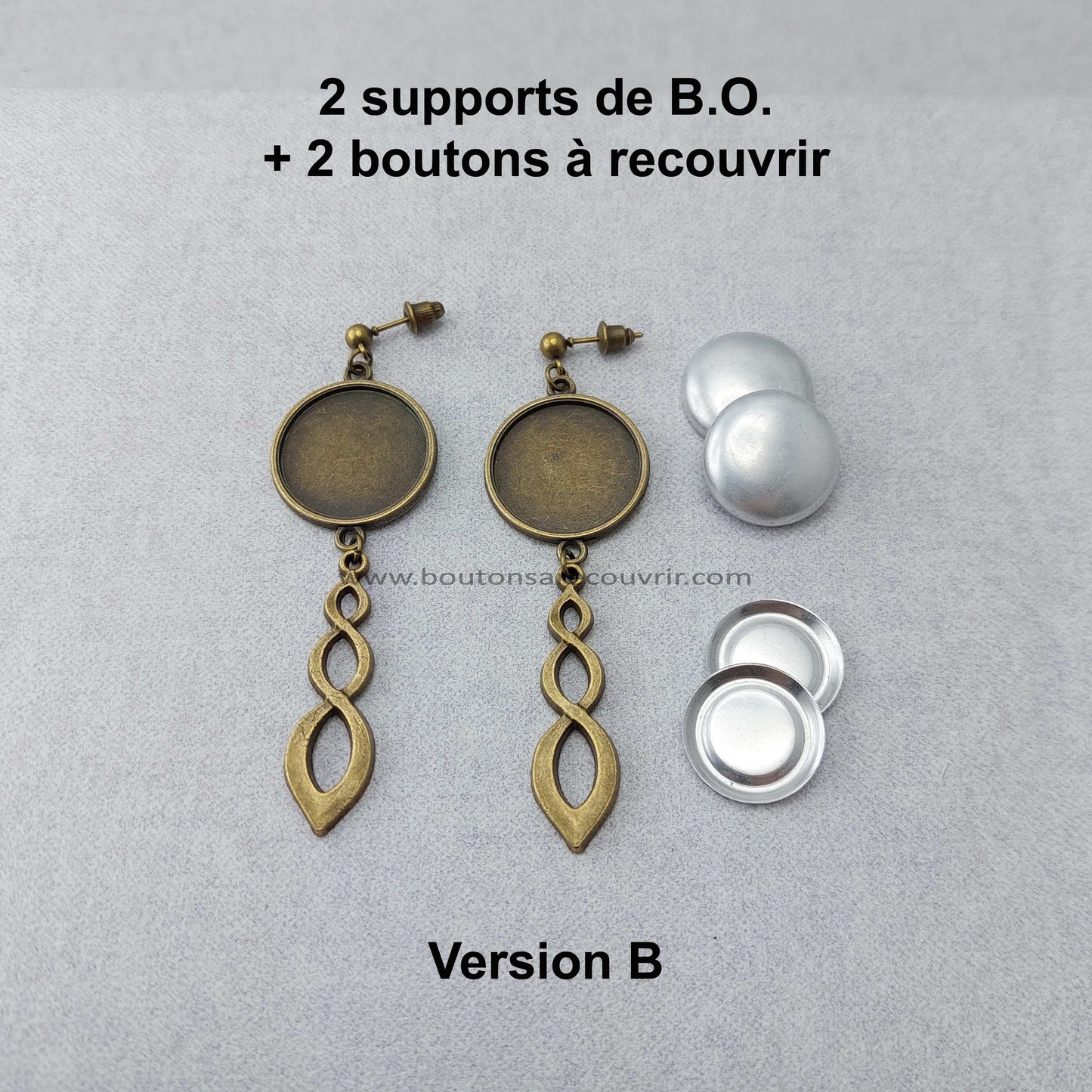 BENJA | Boucles oreilles à recouvrir