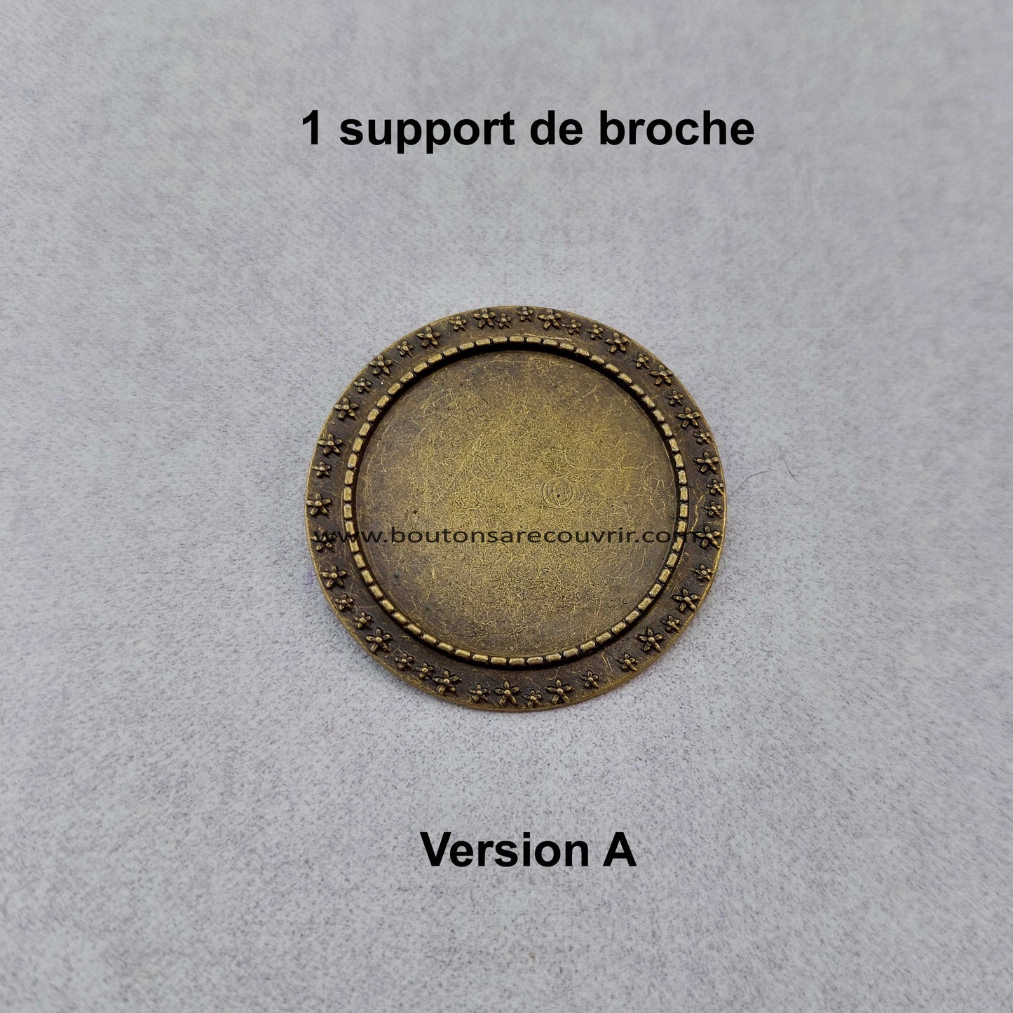 ROSY | Broche à recouvrir