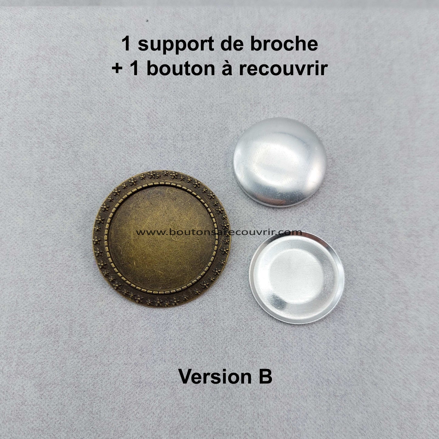 ROSY | Broche à recouvrir