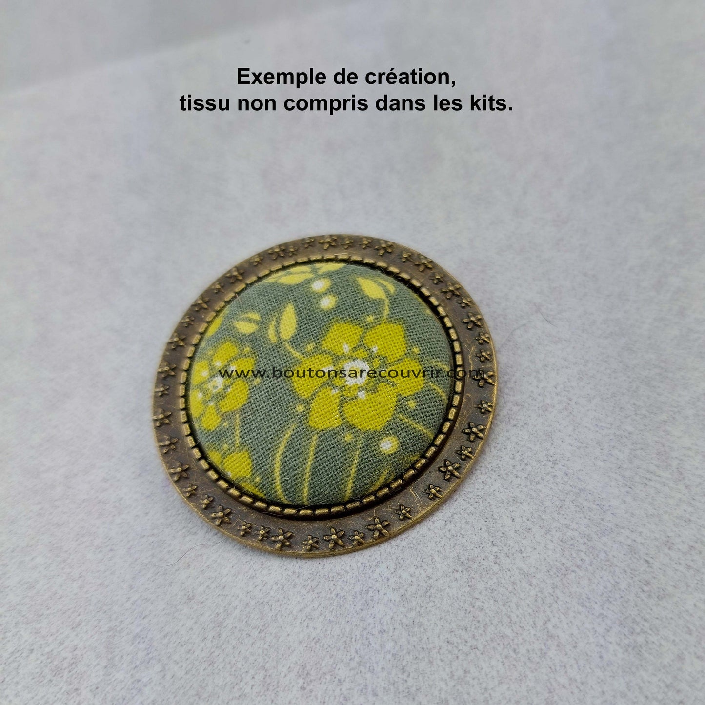 ROSY | Broche à recouvrir