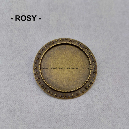 ROSY | Broche à recouvrir