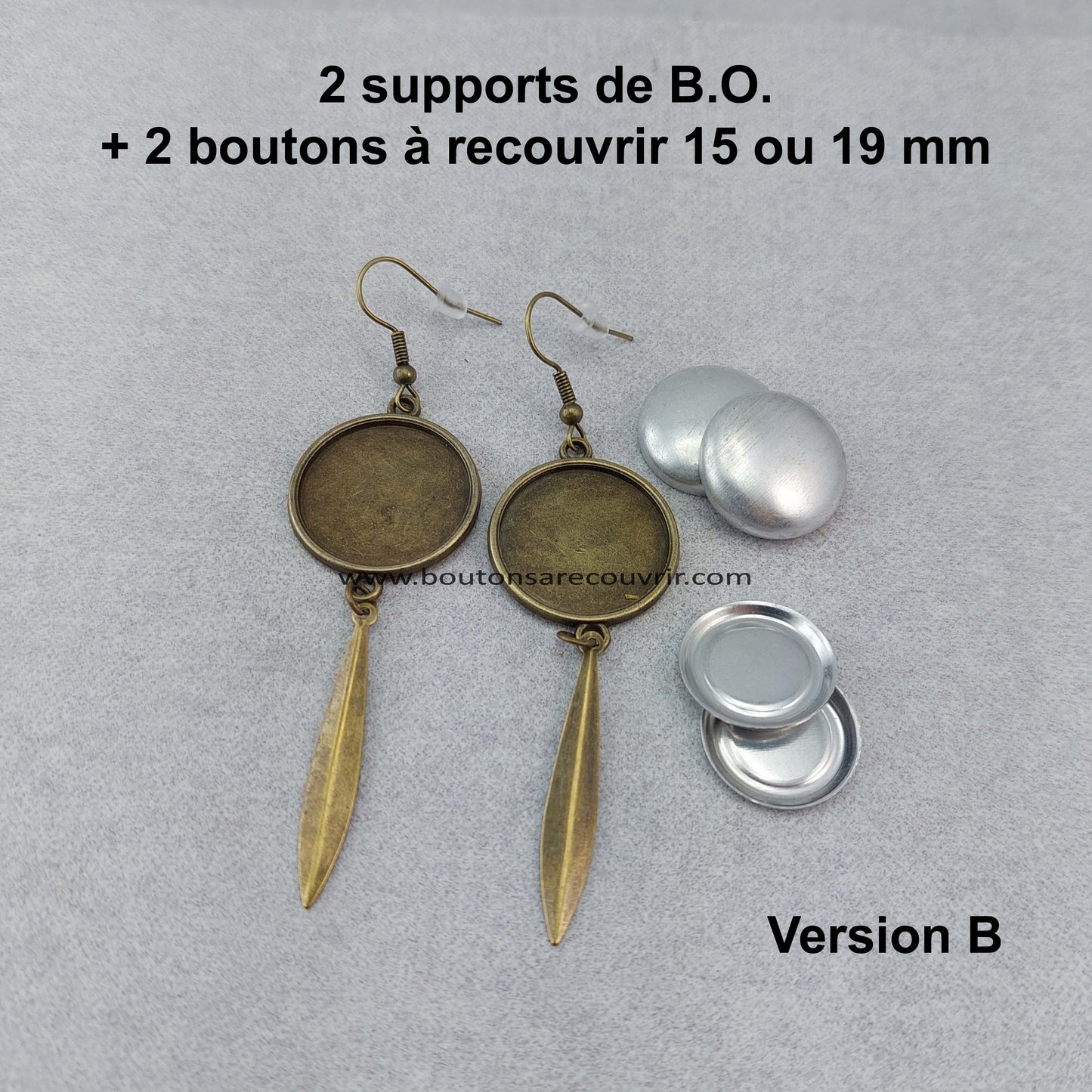 IZYA | Boucles d'oreilles à recouvrir