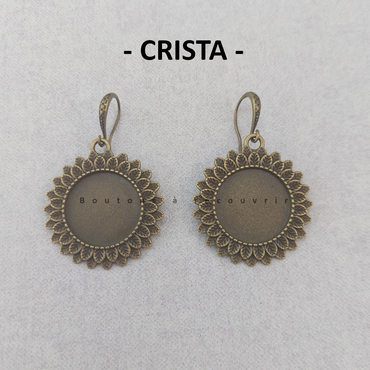 CRISTA | Boucles d'oreilles à recouvrir
