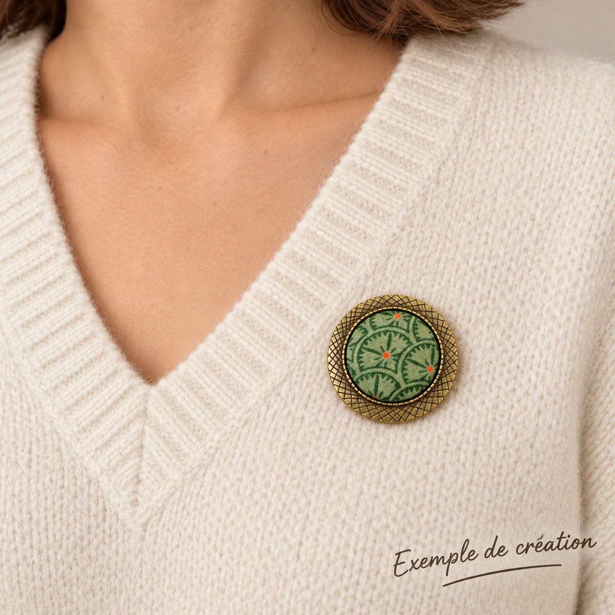SARA | Broche à recouvrir