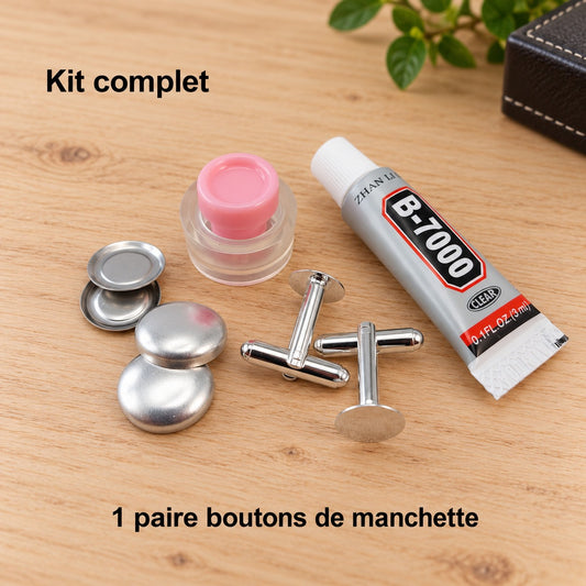 Kit complet - boutons de manchette