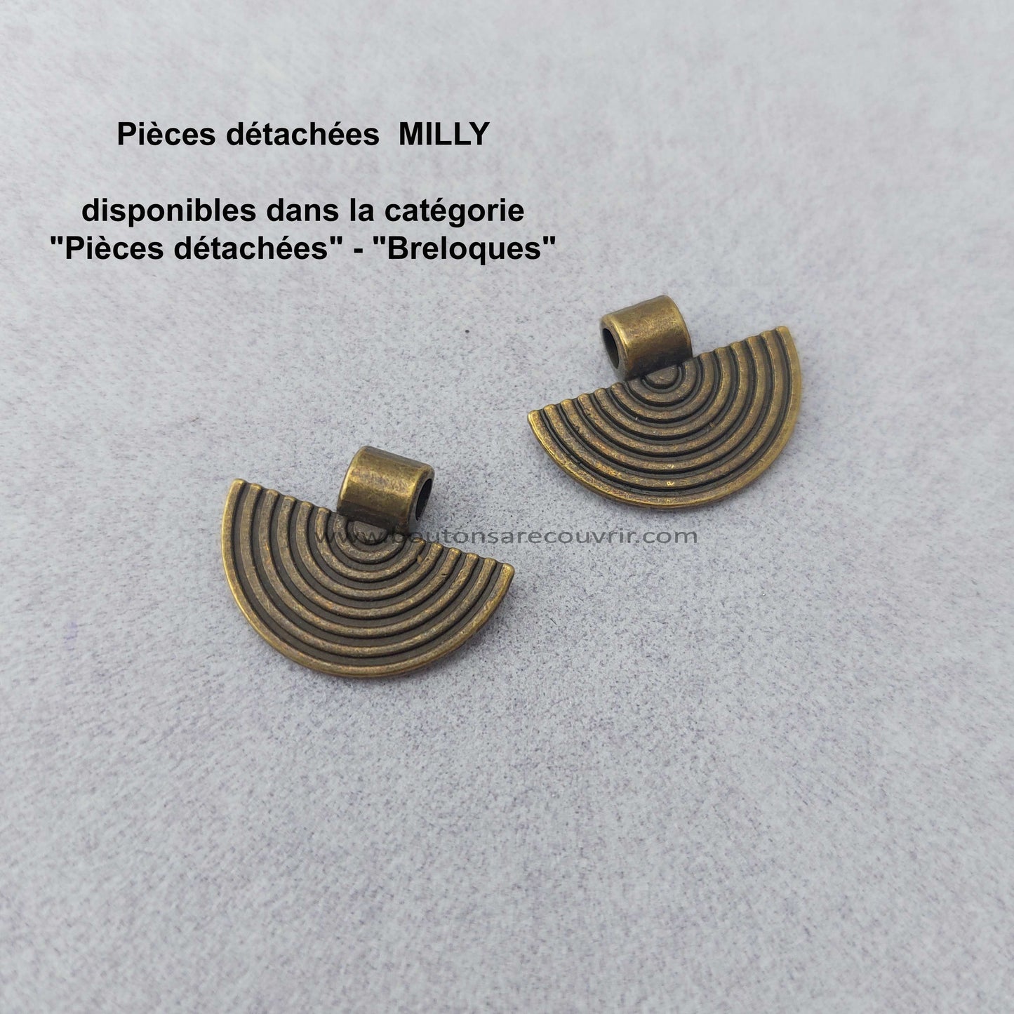 MILLY | Boucles oreilles à recouvrir