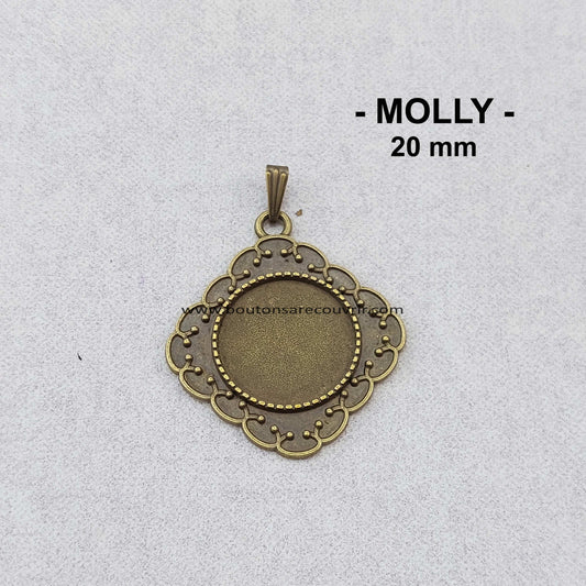 MOLLY - Médaillon à recouvrir