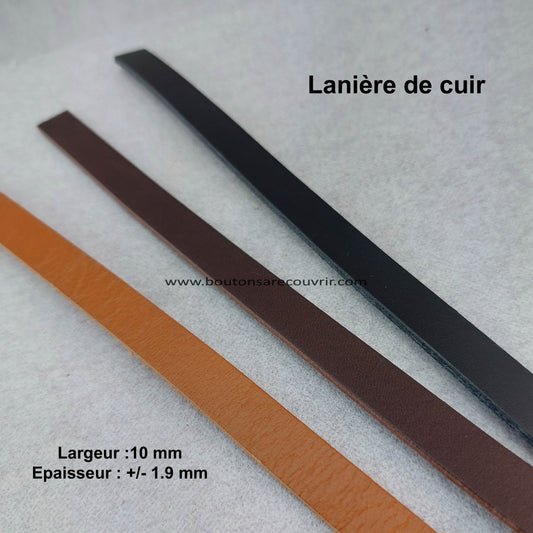 CUIR | Lanière 10 mm x 1,9 mm