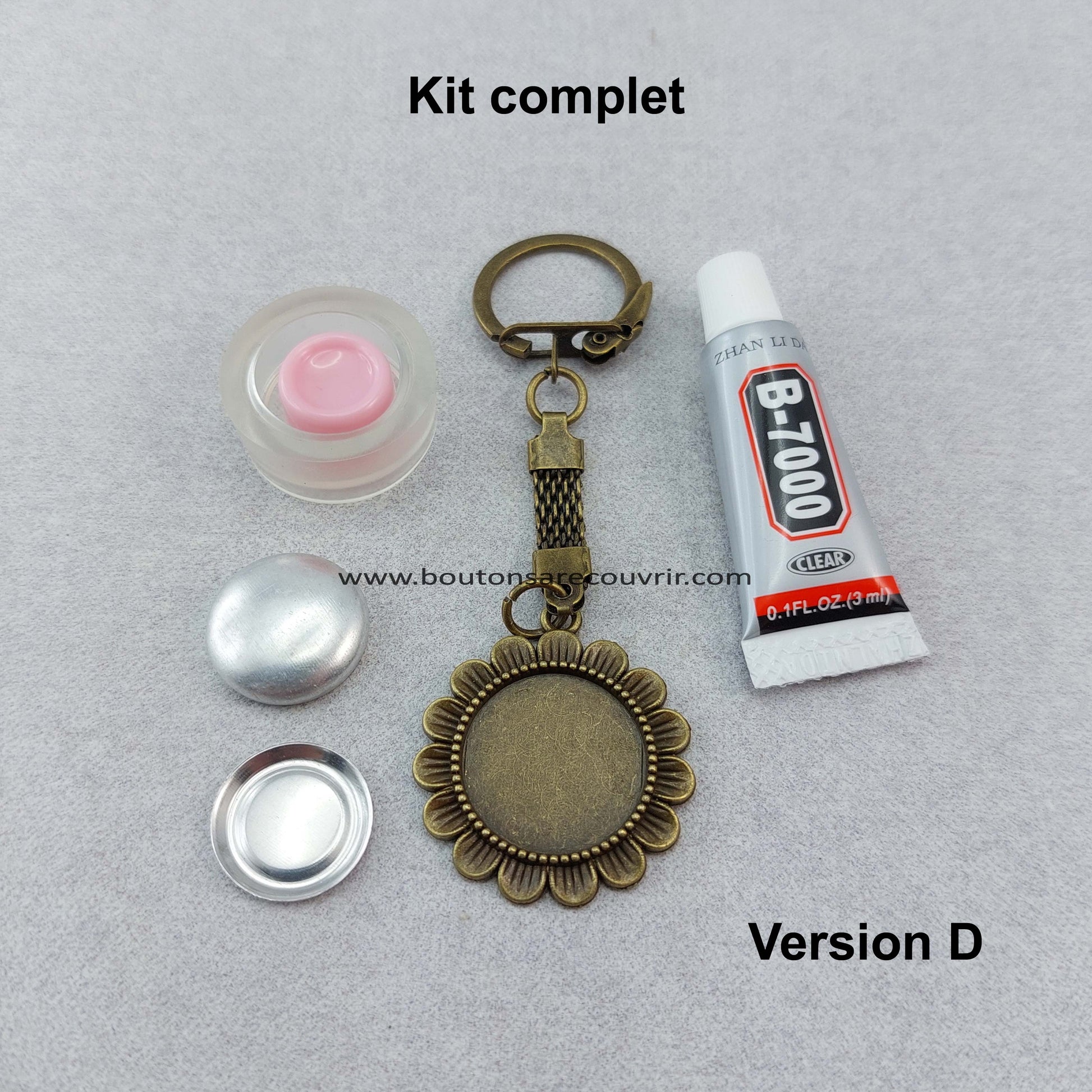 Porte-clés personnalisable kit complet