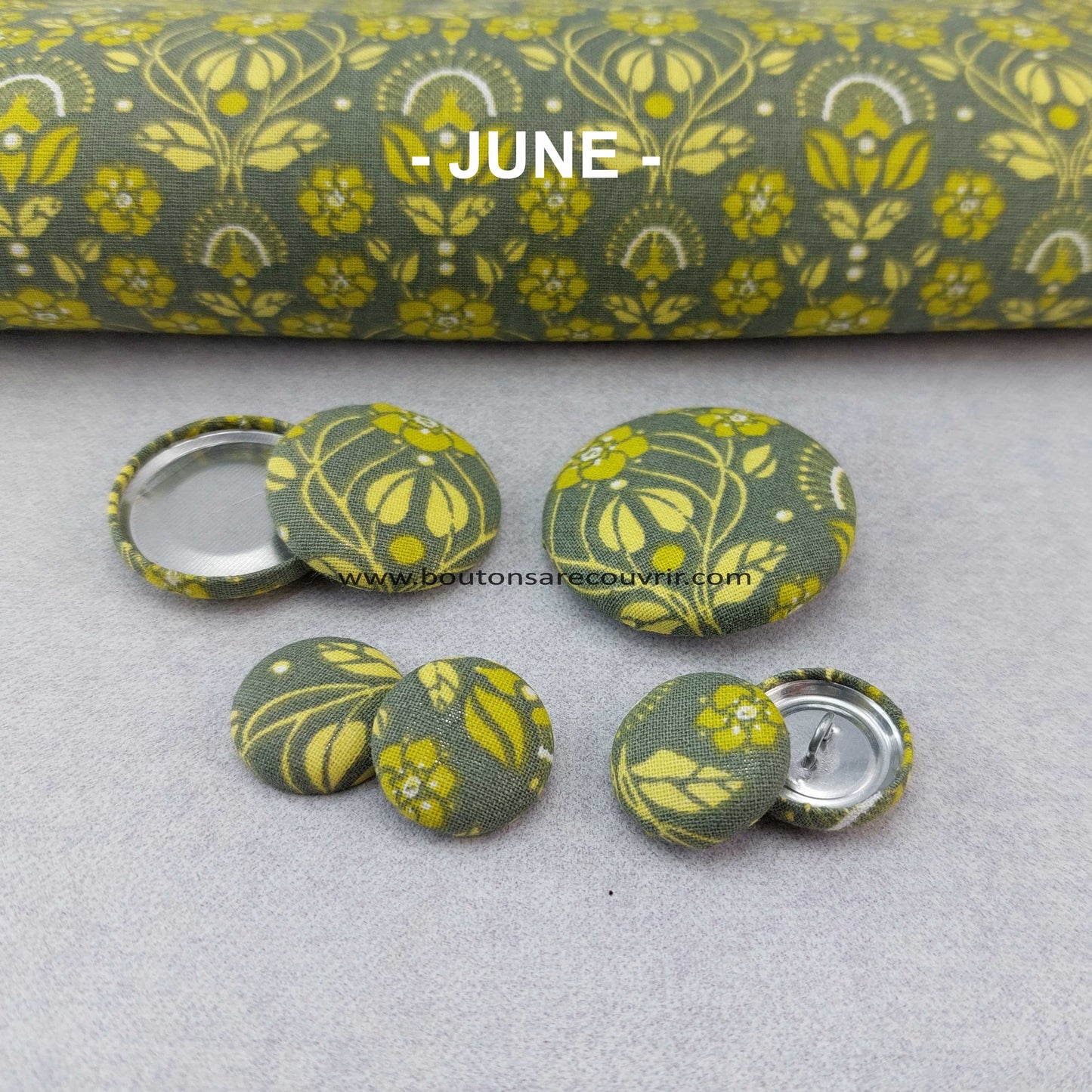 JUNE | Covered button