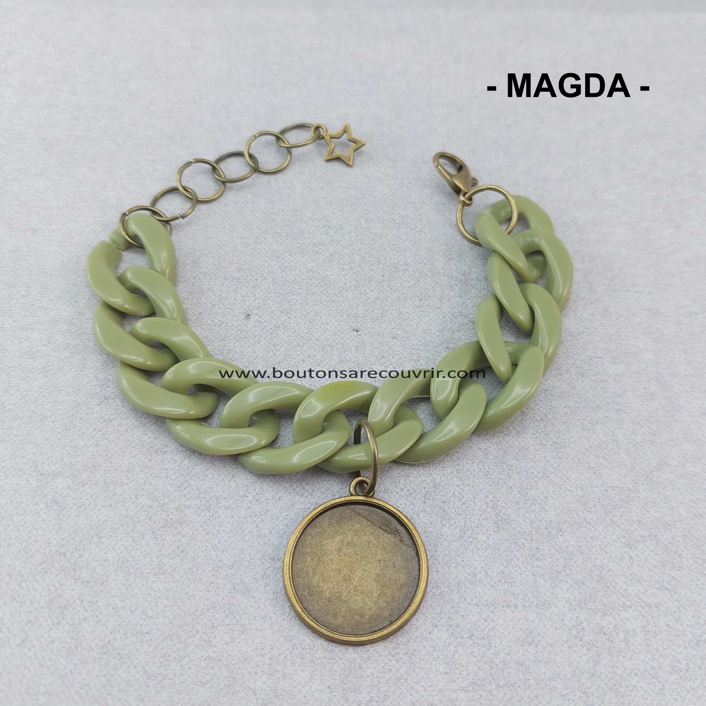 MAGDA | Bracelet + médaillon