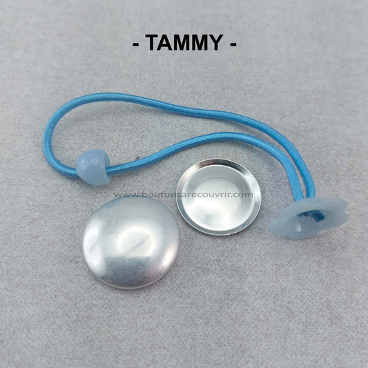 TAMMY | Elastique à cheveux BLEU